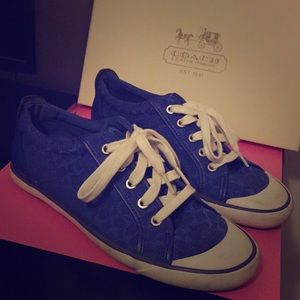 9.5 Coach Blue Gym Shoes